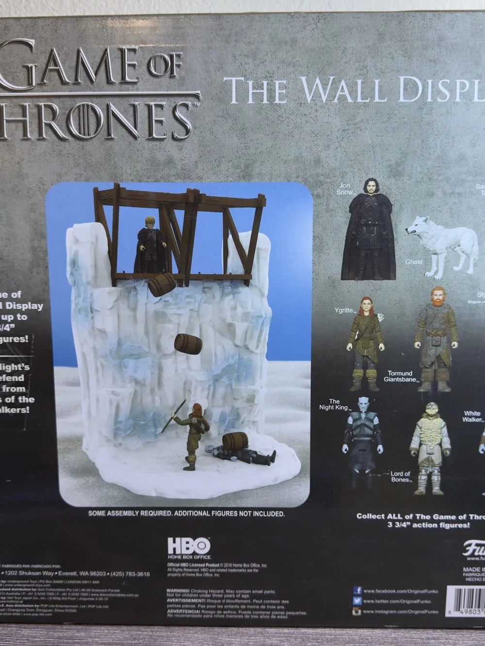 Funko Game of Thrones The Wall Display Playset w/ Exclusive Tyrion Figure